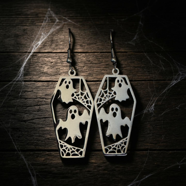 Hollow Ghost Earrings